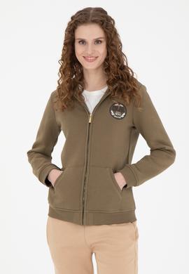 Kadın Haki Sweatshirt - 50272076021