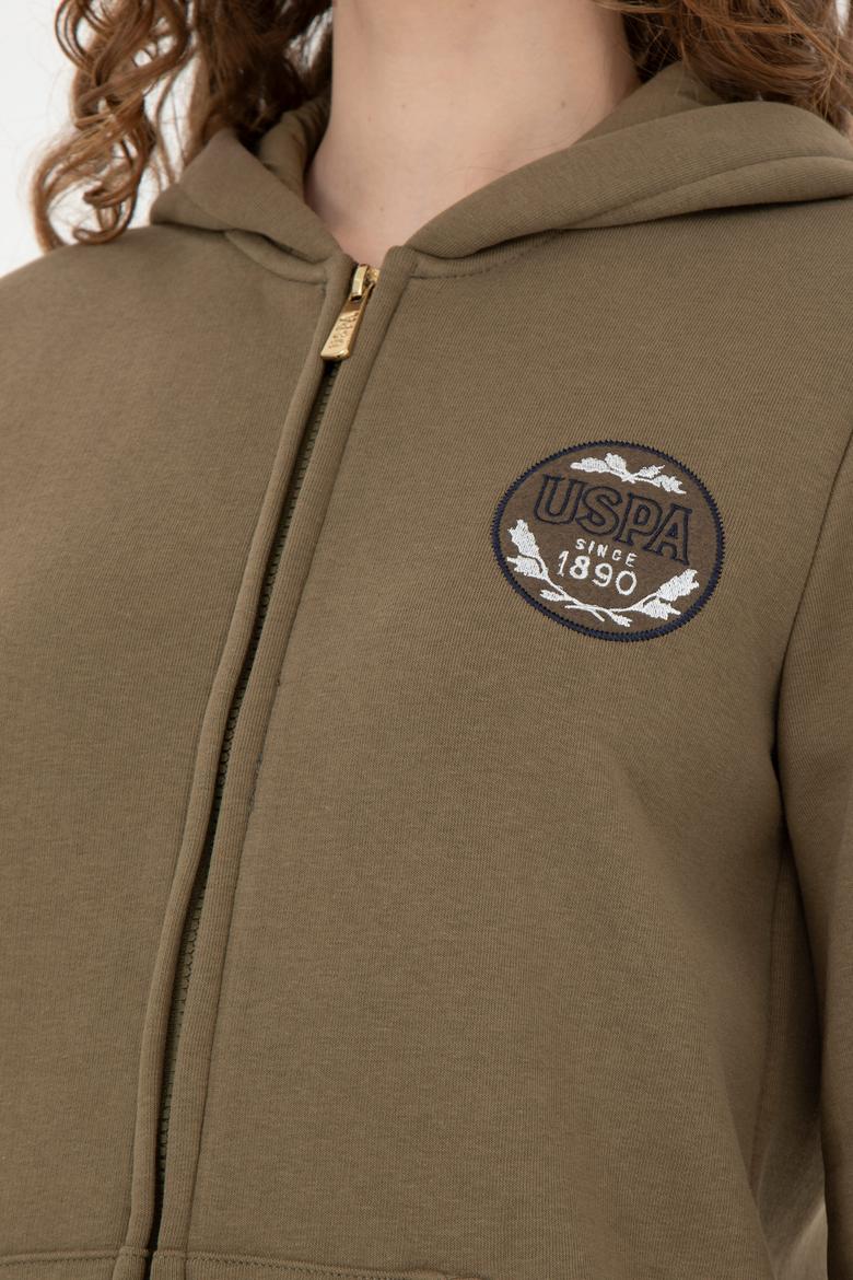 Kadın Haki Sweatshirt - 50272076021