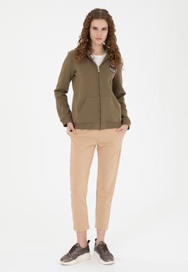 Kadın Haki Sweatshirt - 50272076021