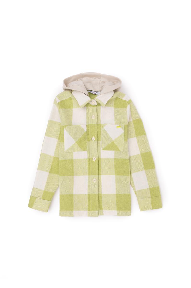 Kız Çocuk Fıstık Yeşili Uzun Kollu Gömlek