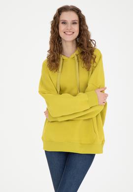 Kadın Fıstık Yeşili Sweatshirt - 50273081047