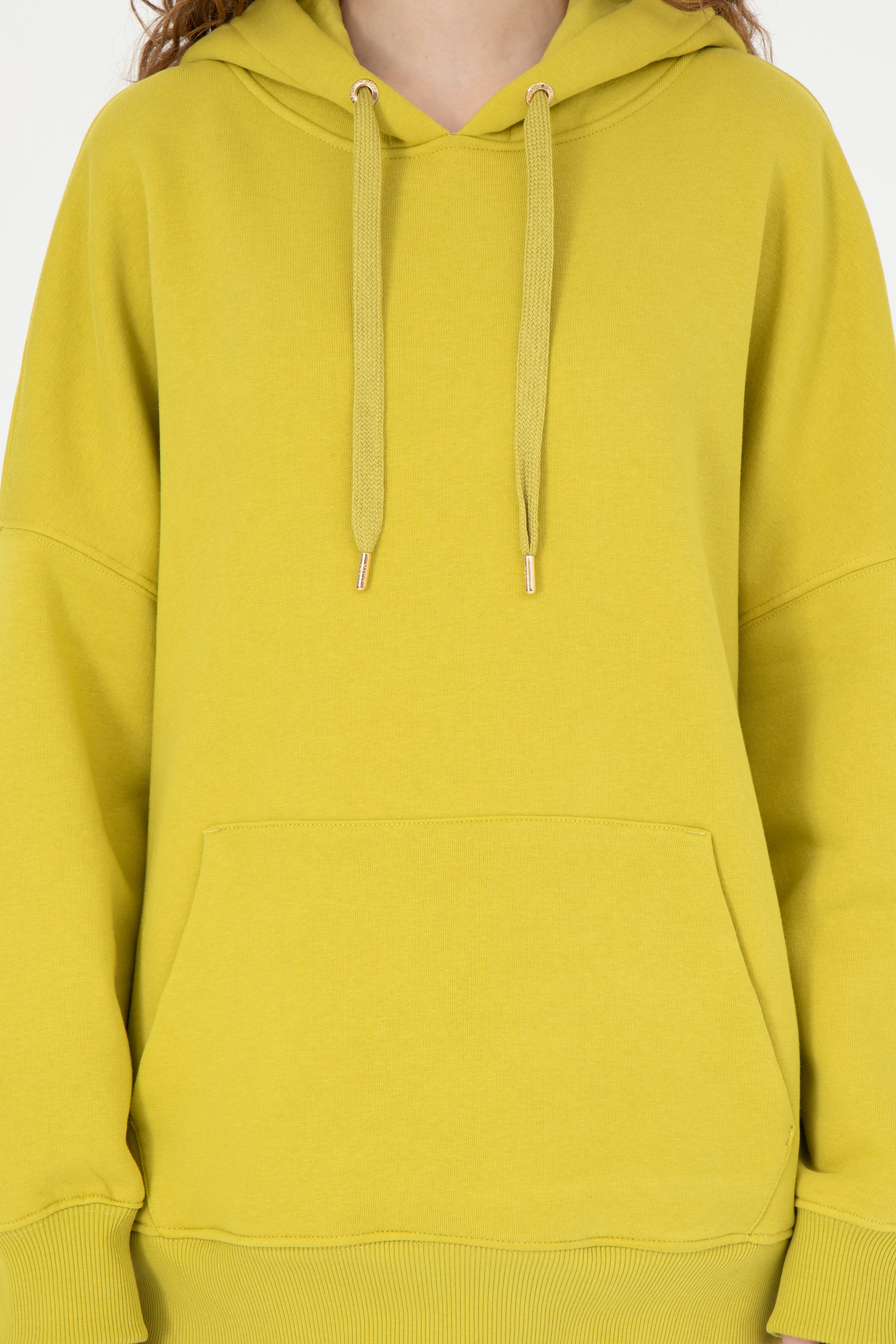 Kadın Fıstık Yeşili Sweatshirt - Image 6
