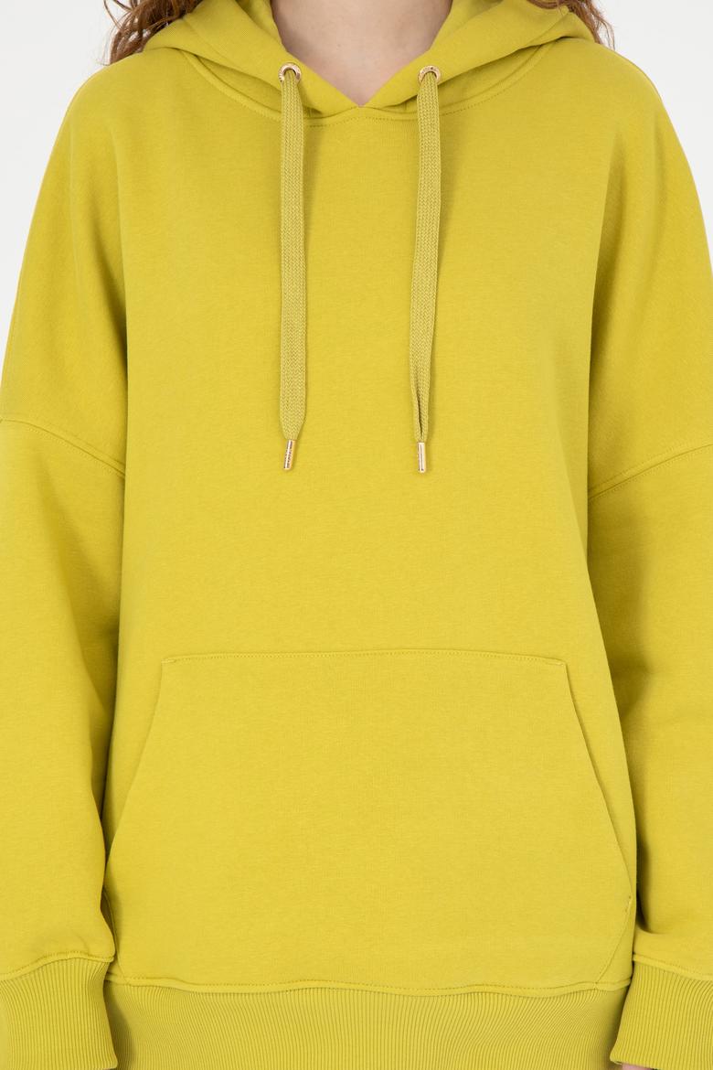 Kadın Fıstık Yeşili Sweatshirt - 50273081047