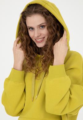 Kadın Fıstık Yeşili Sweatshirt - 50273081047