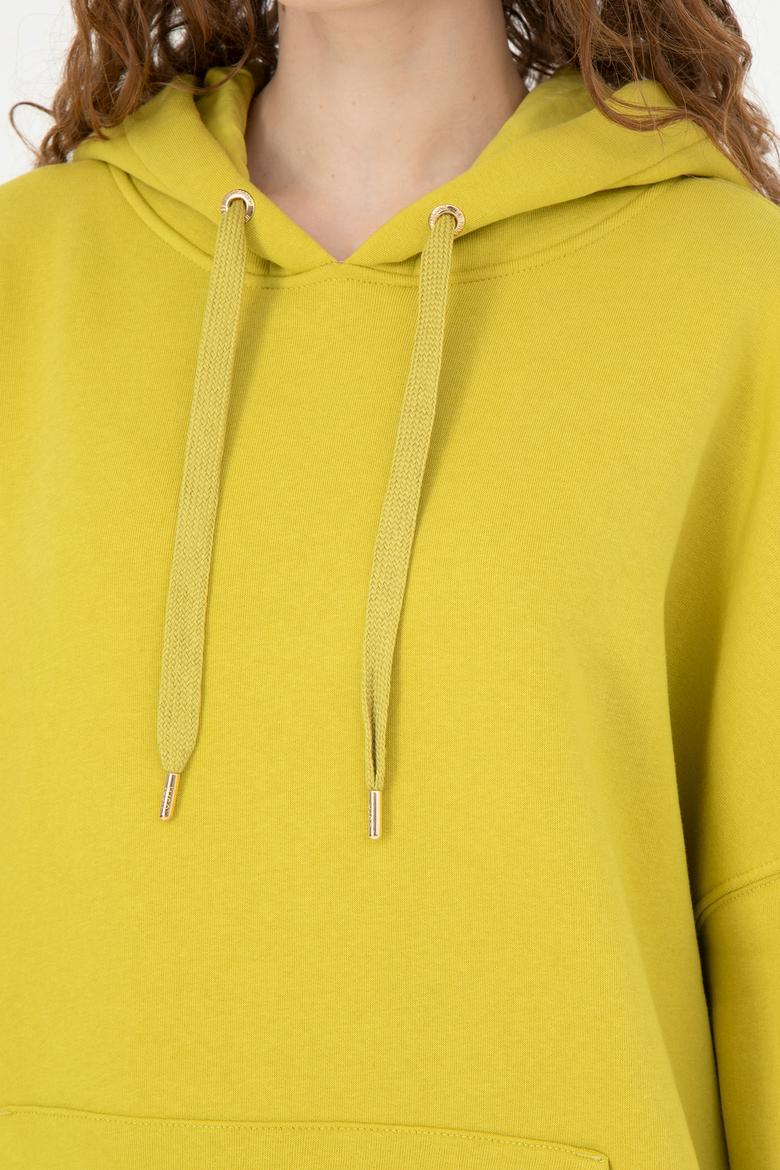 Kadın Fıstık Yeşili Sweatshirt - 50273081047