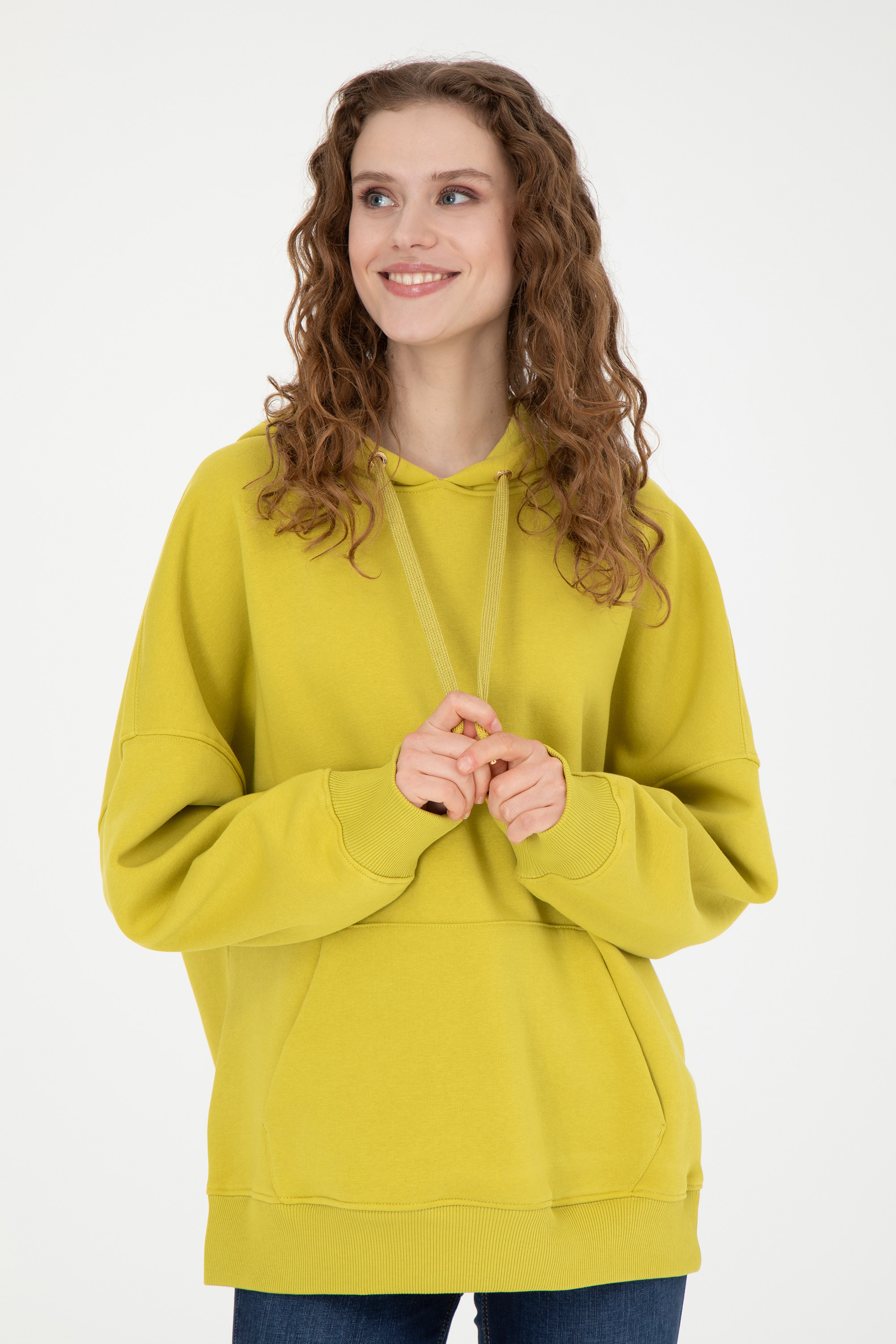 Kadın Fıstık Yeşili Sweatshirt