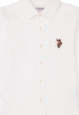 Erkek Çocuk Ekru Uzun Kollu Gömlek - 50288554013