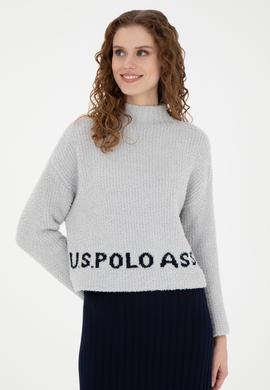 Kadın Taş Melanj Balıkçı Yaka Kazak - 50270428013