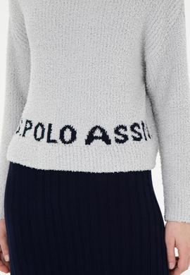 Kadın Taş Melanj Balıkçı Yaka Kazak - 50270428013