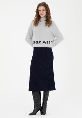 Kadın Taş Melanj Balıkçı Yaka Kazak - 50270428013