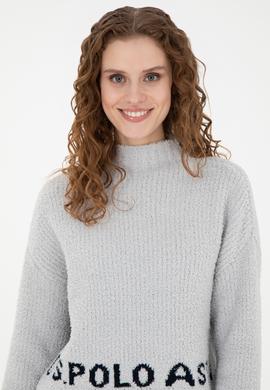 Kadın Taş Melanj Balıkçı Yaka Kazak - 50270428013