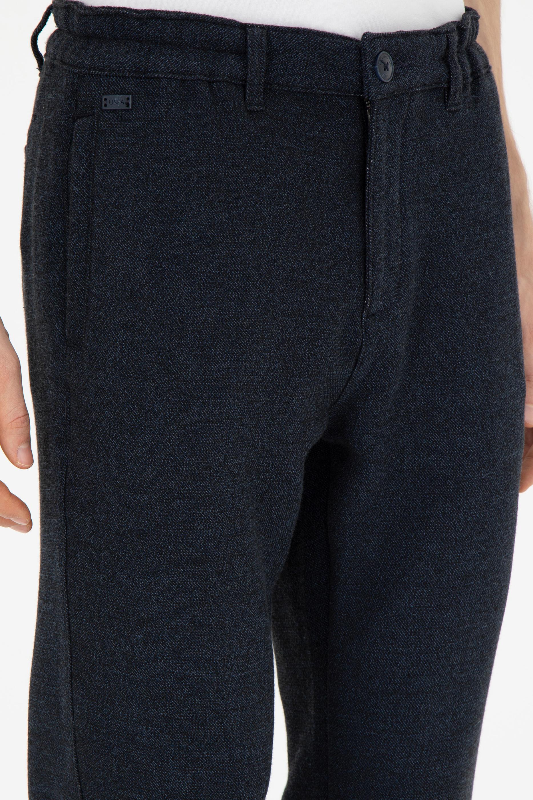 Erkek Lacivert Kanvas Pantolon