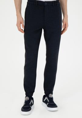 Erkek Lacivert Kanvas Pantolon - 50277153008