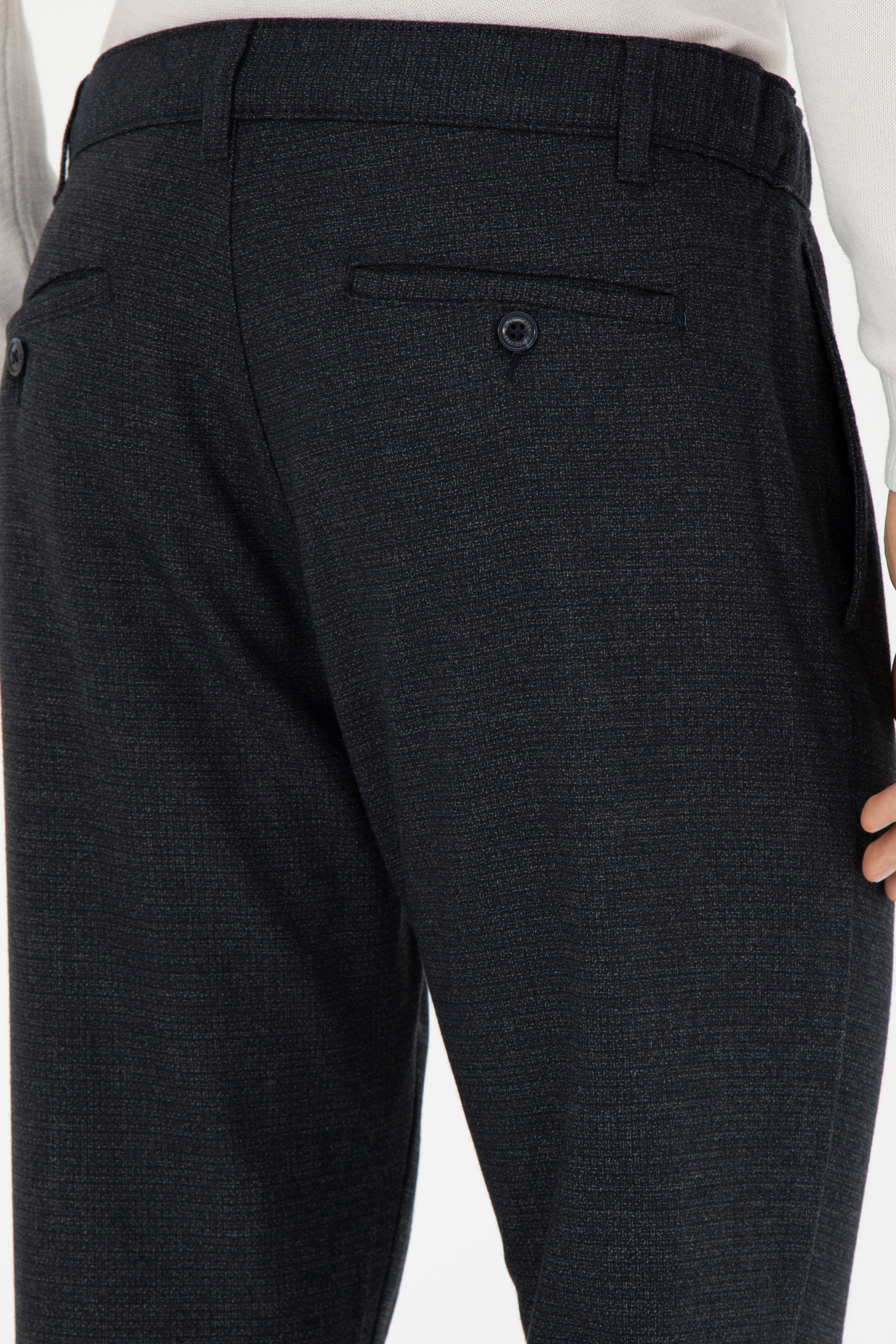 Erkek Jogger Fit Antrasit Kanvas Pantolon - Image 7