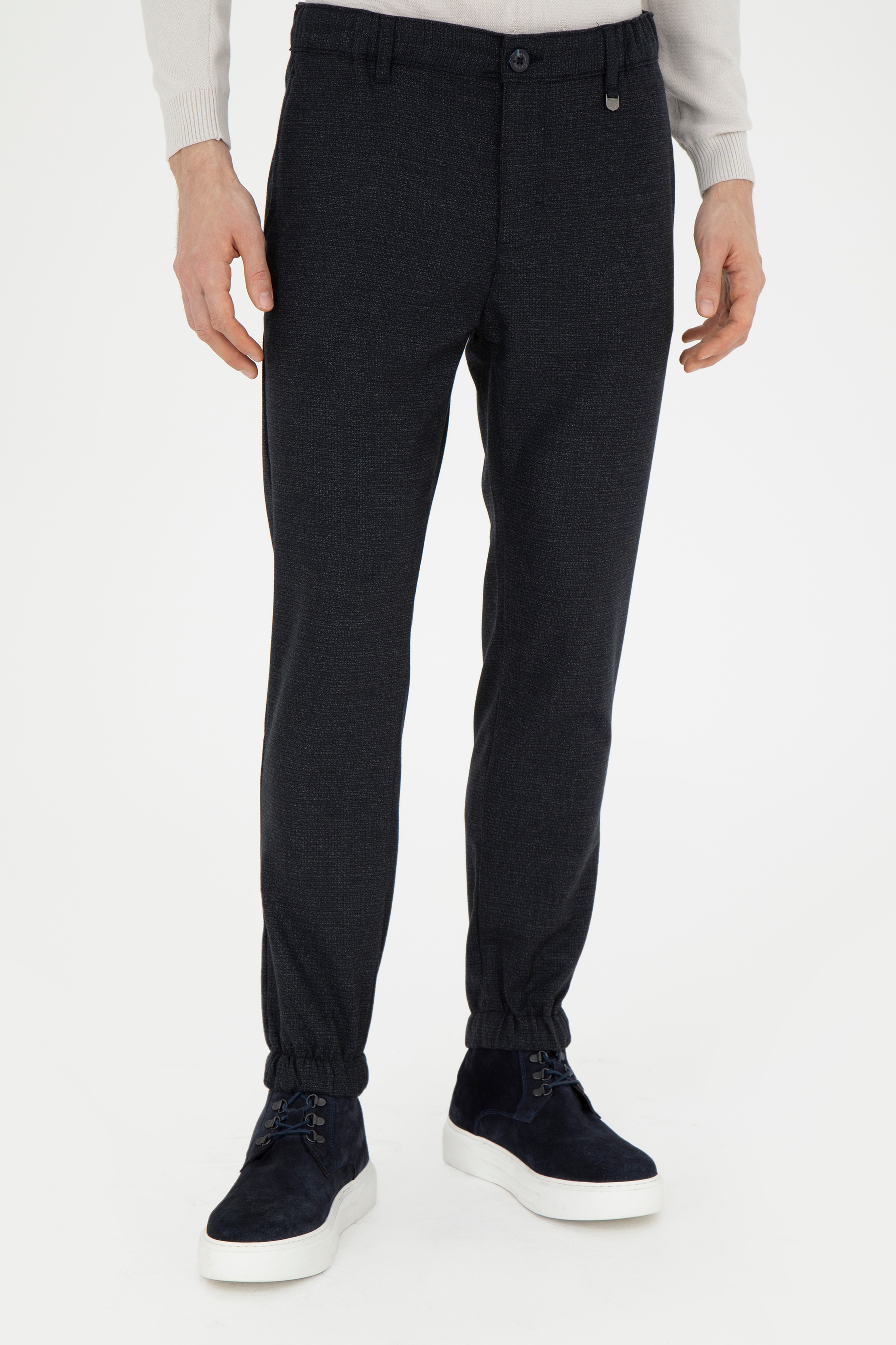Erkek Jogger Fit Antrasit Kanvas Pantolon - Image 2