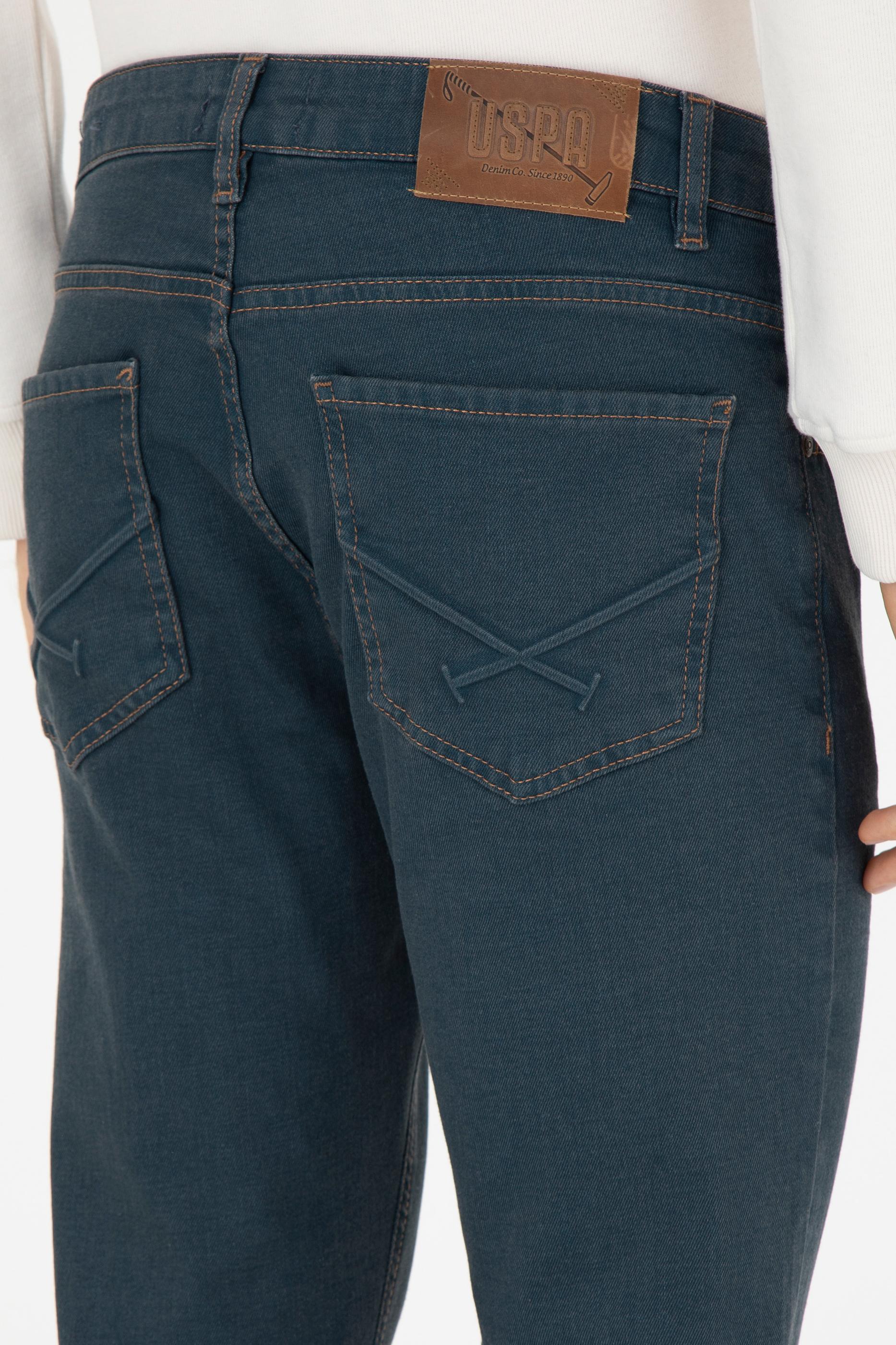 Erkek Yeşil Jean Pantolon