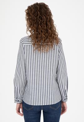 Kadın Lacivert Uzun Kollu Gömlek - 50254660020