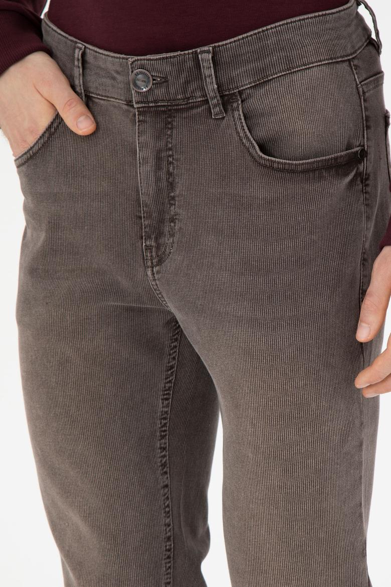 Erkek Kahverengi Jean Pantolon - 50272603026