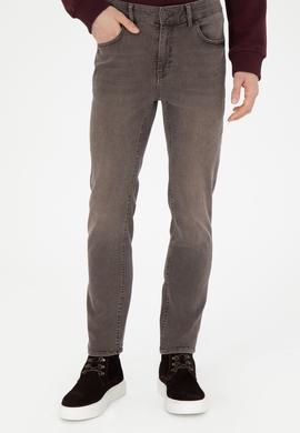 Erkek Kahverengi Jean Pantolon - 50272603026