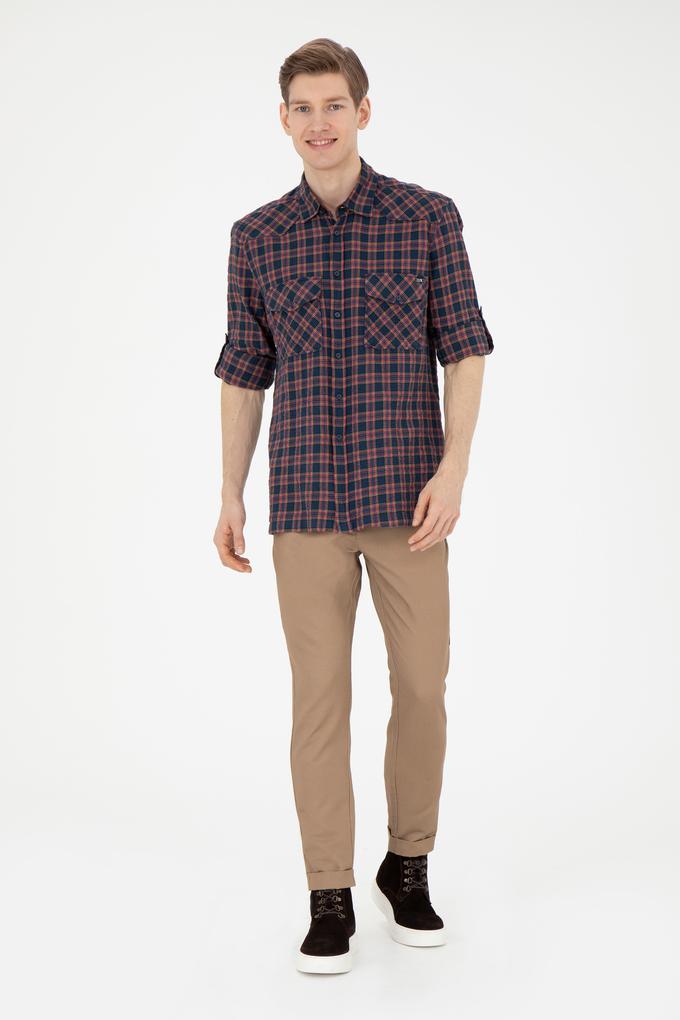 Erkek Kum Kanvas Pantolon