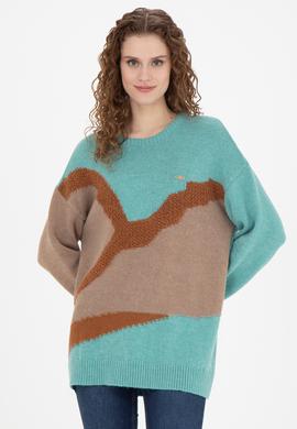 Kadın Mint Kazak - 50269503003