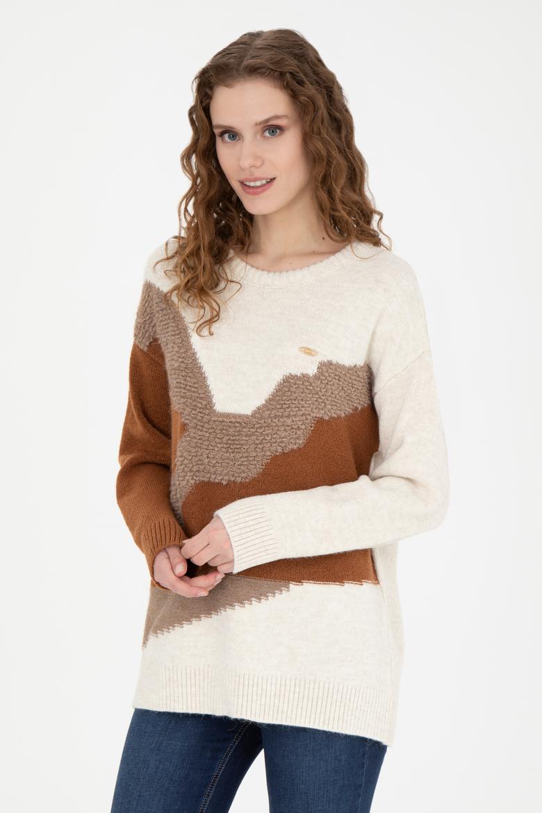 Kadın Krem Kazak - 50269503011