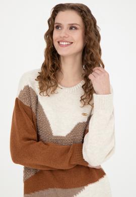 Kadın Krem Kazak - 50269503011