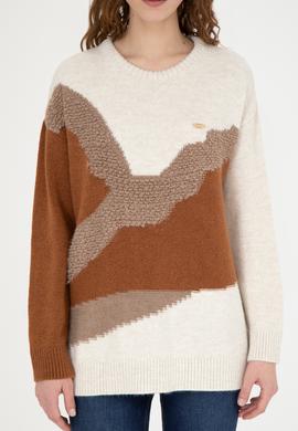 Kadın Krem Kazak - 50269503011