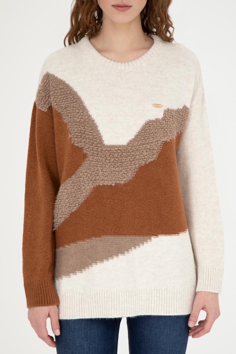 Kadın Krem Kazak - 50269503011