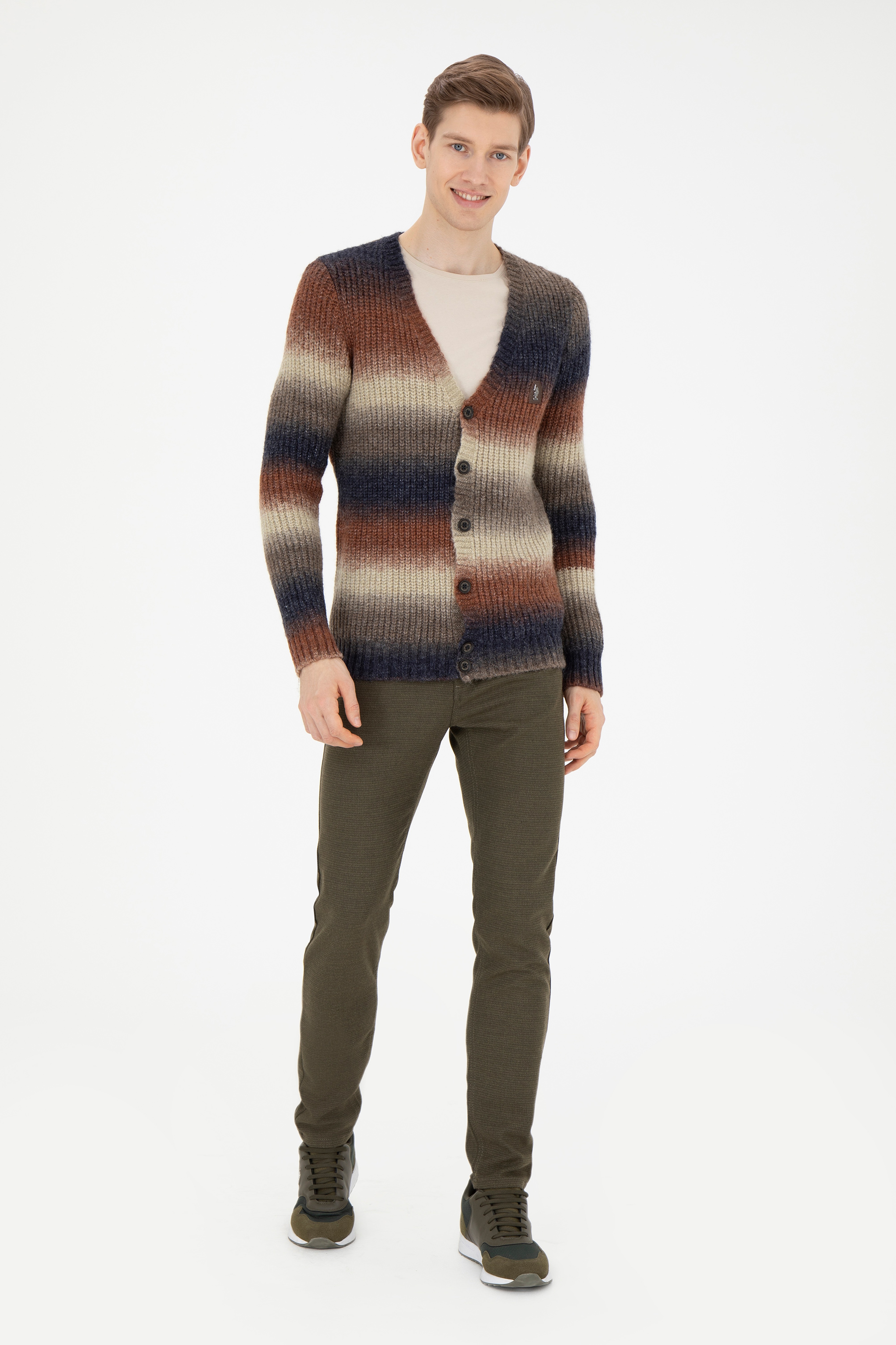 Erkek Haki Kanvas Pantolon - Image 3