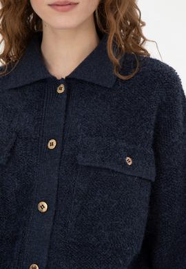 Kadın Lacivert Triko Hırka - 50269492012