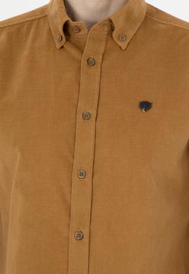 Erkek Açık Haki Uzun Kollu Gömlek - 50272683043