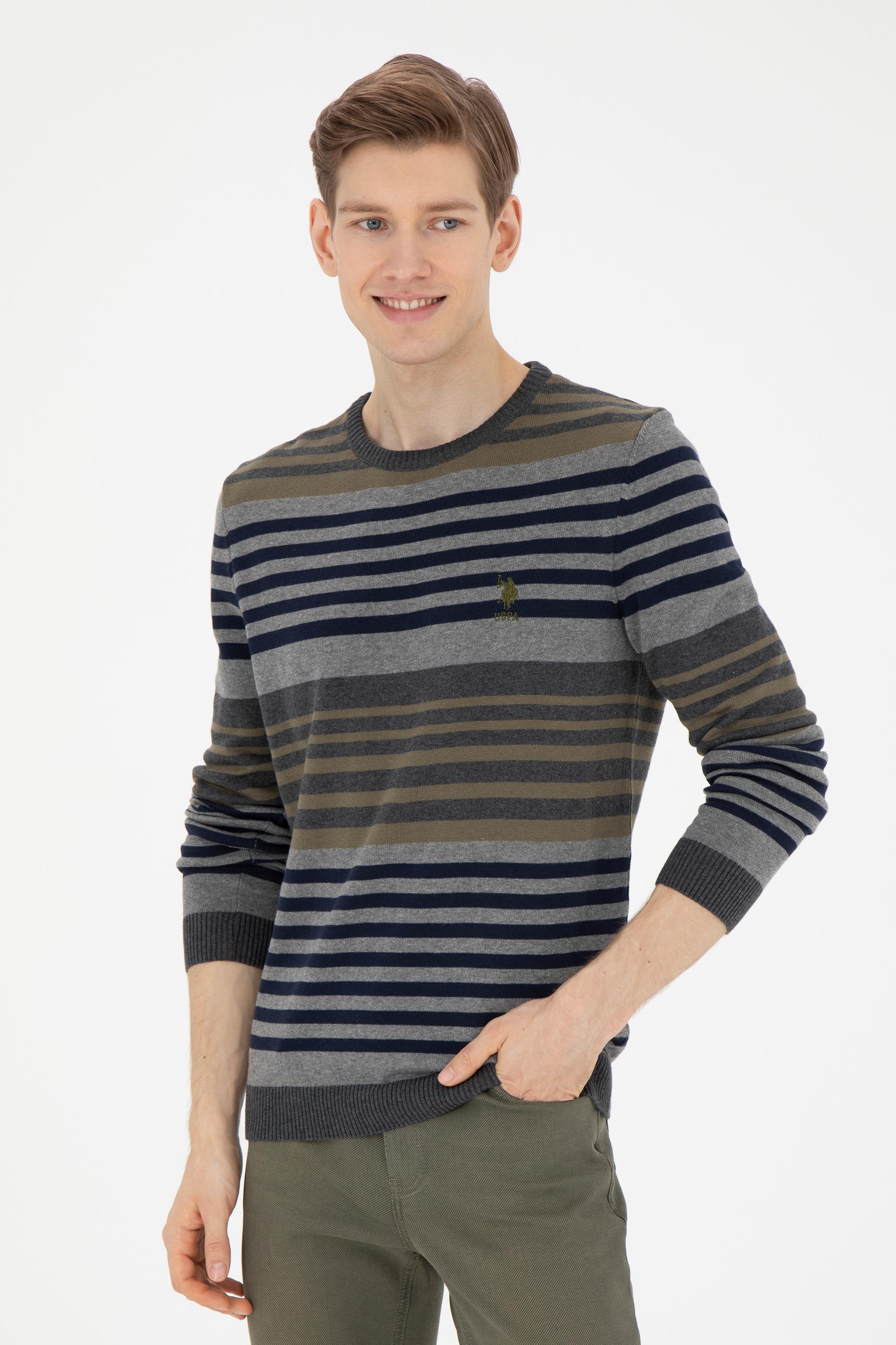 Erkek Antrasit Melanj Kazak