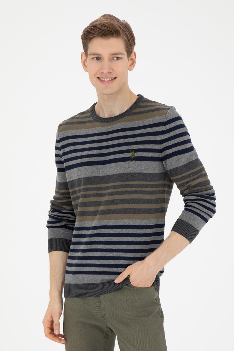 Erkek Antrasit Melanj Kazak