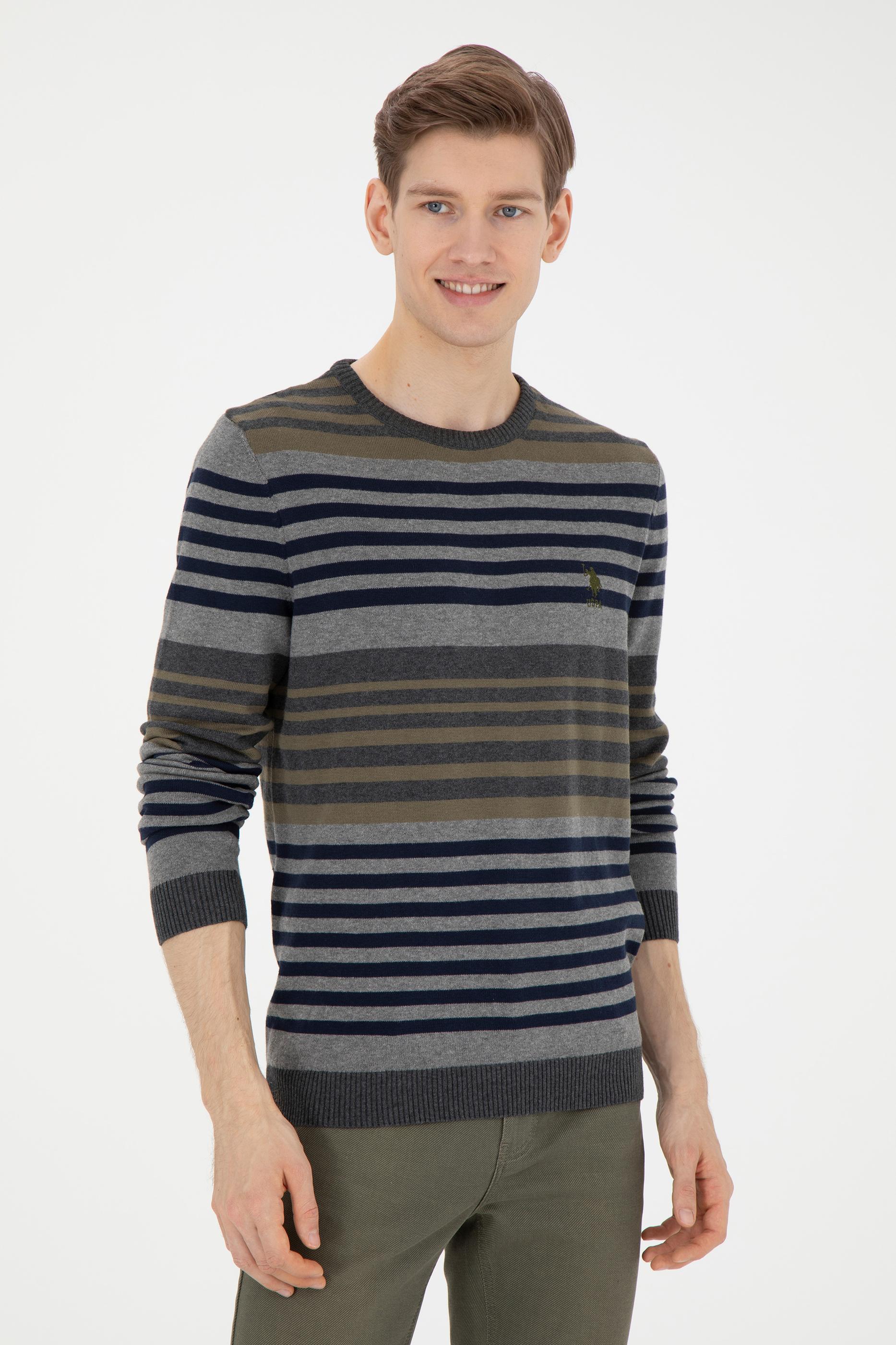 Erkek Antrasit Melanj Kazak