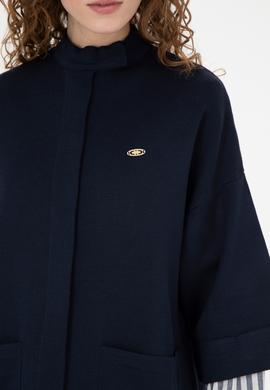 Kadın Lacivert Triko Hırka - 50277381003