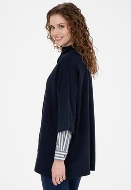 Kadın Lacivert Triko Hırka - 50277381003