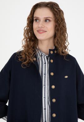 Kadın Lacivert Triko Hırka - 50277381003