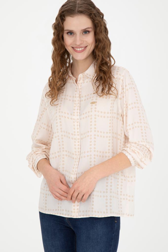 Kadın Taş Uzun Kollu Gömlek