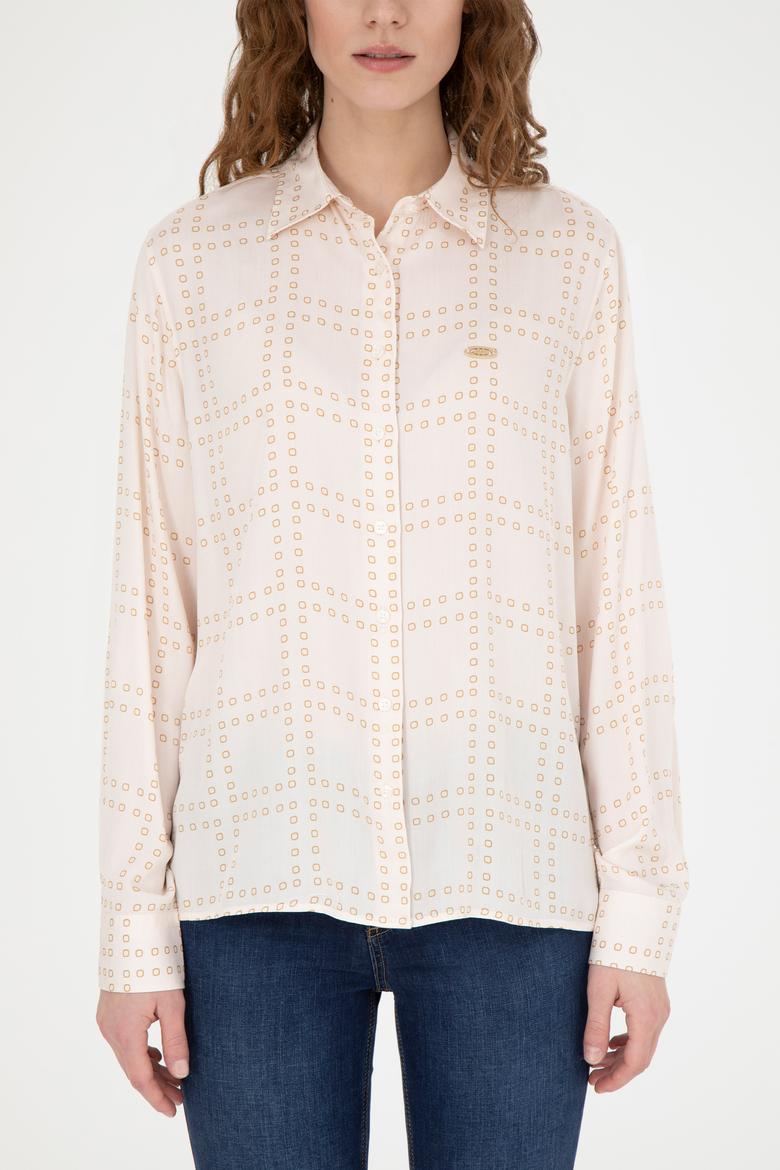 Kadın Taş Uzun Kollu Gömlek - 50272837022