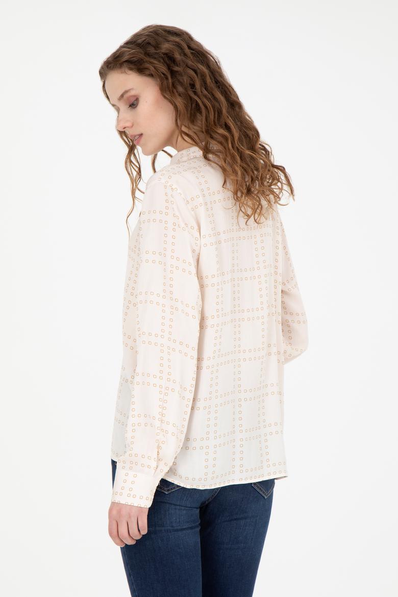 Kadın Taş Uzun Kollu Gömlek - 50272837022