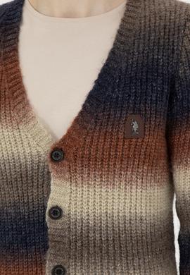 Erkek Haki Triko Hırka - 50270977001