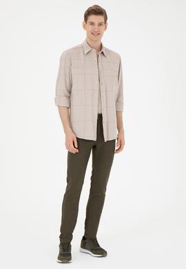 Erkek Taş Uzun Kollu Gömlek - 50272684001