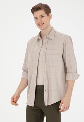 Erkek Taş Uzun Kollu Gömlek - 50272684001