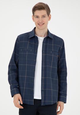 Erkek Lacivert Uzun Kollu Gömlek - 50272684026
