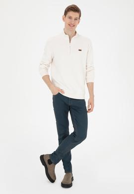 Erkek Ekru Sweatshirt - 50289124046