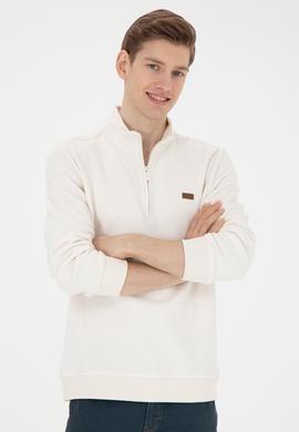 Erkek Ekru Sweatshirt - 50289124046