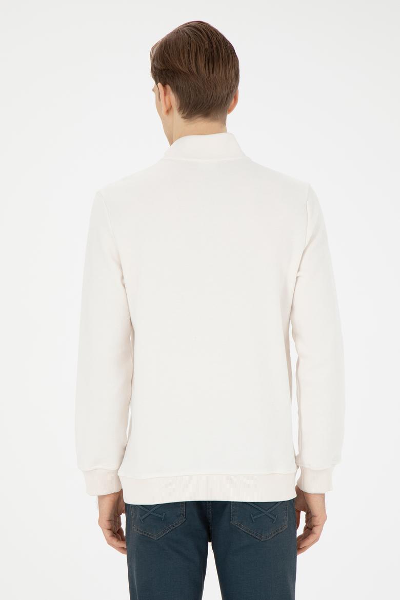 Erkek Ekru Sweatshirt - 50289124046