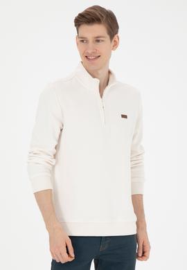 Erkek Ekru Sweatshirt - 50289124046