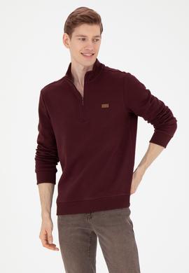 Erkek Bordo Sweatshirt - 50289124056